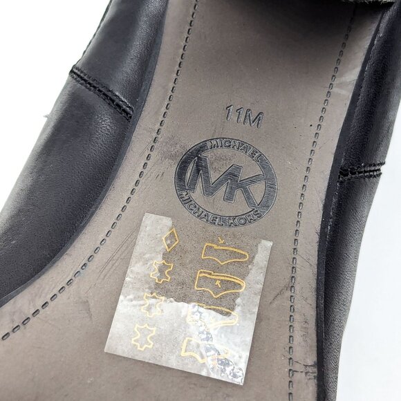 Michael Kors Women Black Leather Western Low Chelsea ankle boots size 11 - Picture 9 of 10